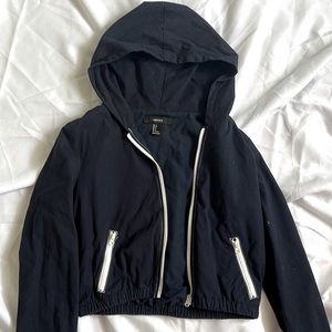 FOREVER 21 LIGHT ZIP-UP JACKET